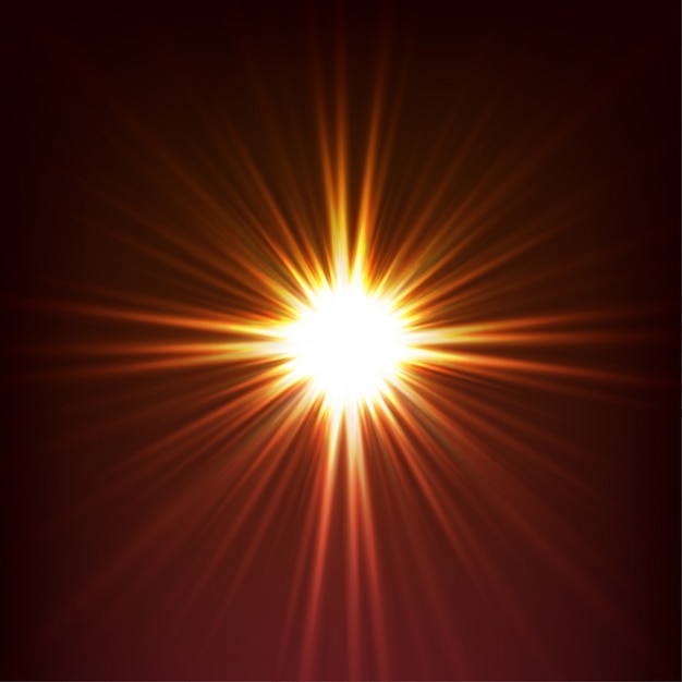 Premium Vector | Golden light burst