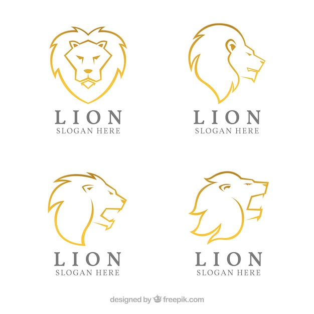 Download Free Golden Lion Logos Free Vector Use our free logo maker to create a logo and build your brand. Put your logo on business cards, promotional products, or your website for brand visibility.