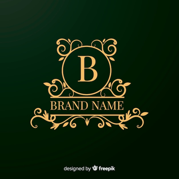 Download Free Download This Free Vector Golden Ornamental Logo Design For Use our free logo maker to create a logo and build your brand. Put your logo on business cards, promotional products, or your website for brand visibility.