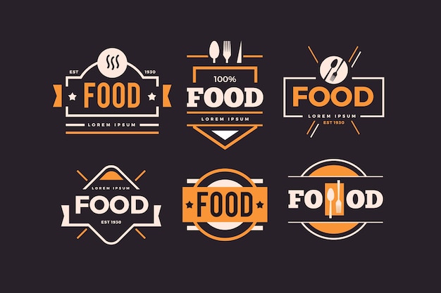 Download Modern Restaurant Food Restaurant Logo Ideas PSD - Free PSD Mockup Templates