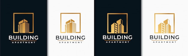 Download Free Golden Set Building Logo Design Inspiration Premium Vector Use our free logo maker to create a logo and build your brand. Put your logo on business cards, promotional products, or your website for brand visibility.