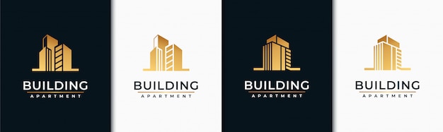 Download Free Golden Set Building Logo Design Inspiration Premium Vector Use our free logo maker to create a logo and build your brand. Put your logo on business cards, promotional products, or your website for brand visibility.