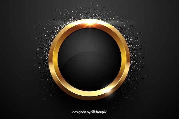 Download Free Golden Sparkling Circular Frame Background Free Vector Use our free logo maker to create a logo and build your brand. Put your logo on business cards, promotional products, or your website for brand visibility.