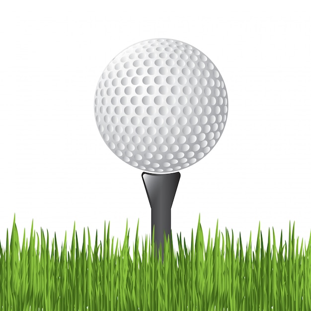 Golf ball | Premium Vector