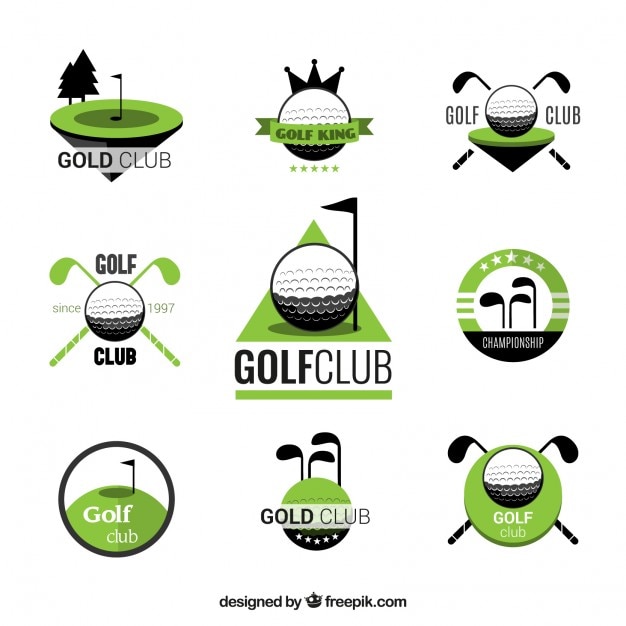 Golf club badges