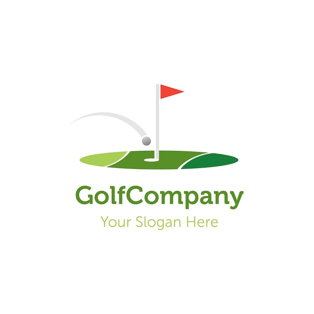 Premium Vector | Golf field logo