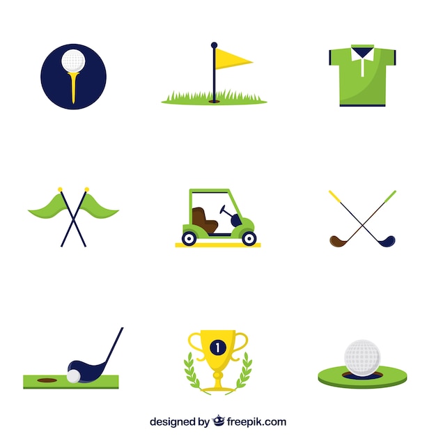 Download Golf icons | Free Vector