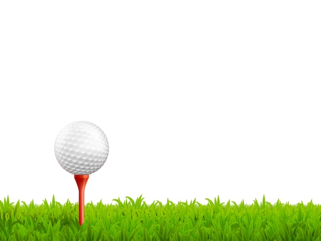 Free Vector Golf Realistic Illustration