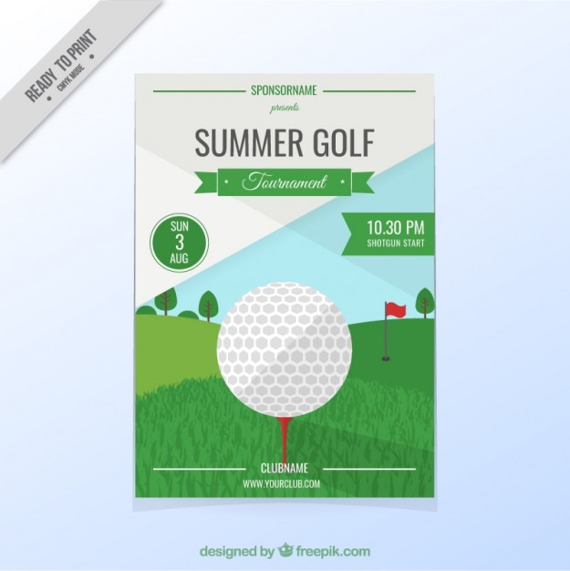 golf flyer clipart - photo #5