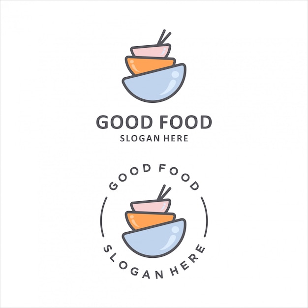 Download Free Good Food Logo Design Premium Vector Use our free logo maker to create a logo and build your brand. Put your logo on business cards, promotional products, or your website for brand visibility.