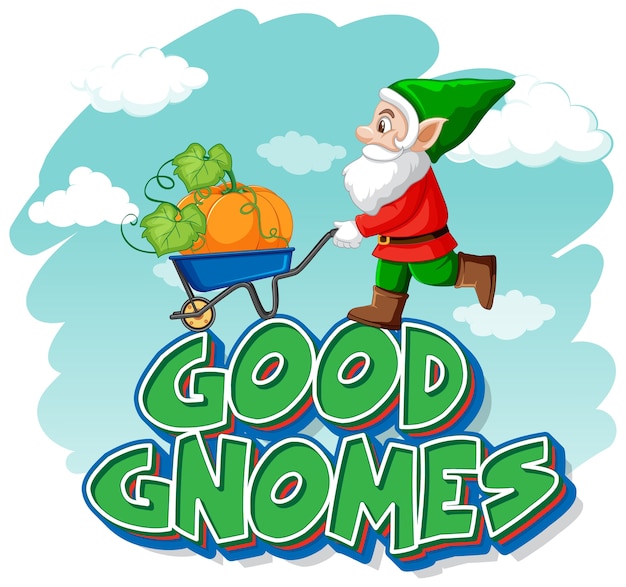 Download Free Vector | Good gnome logo with mermaids on undersea ...