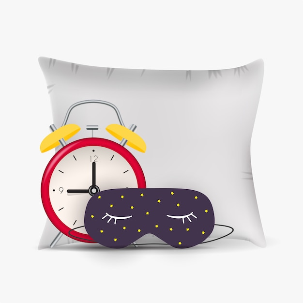 Funny Sleeping Mask Alarm Clock, Alarm Clock Pillow