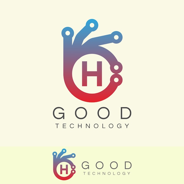 Download Free Good Technology Initial Letter H Logo Design Premium Vector Use our free logo maker to create a logo and build your brand. Put your logo on business cards, promotional products, or your website for brand visibility.