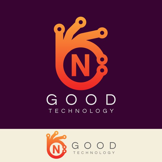 Download Free Good Technology Initial Letter N Logo Design Premium Vector Use our free logo maker to create a logo and build your brand. Put your logo on business cards, promotional products, or your website for brand visibility.