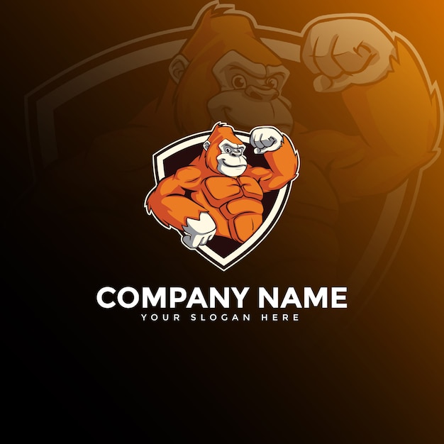 Download Free Gorilla E Sport Mascot Logo Premium Vector Use our free logo maker to create a logo and build your brand. Put your logo on business cards, promotional products, or your website for brand visibility.