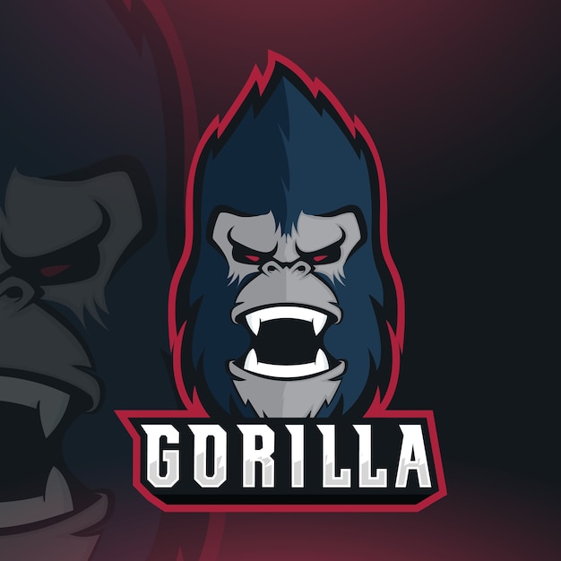 Download Free Gorilla Esport Mascot Logo Design Vector Premium Vector Use our free logo maker to create a logo and build your brand. Put your logo on business cards, promotional products, or your website for brand visibility.