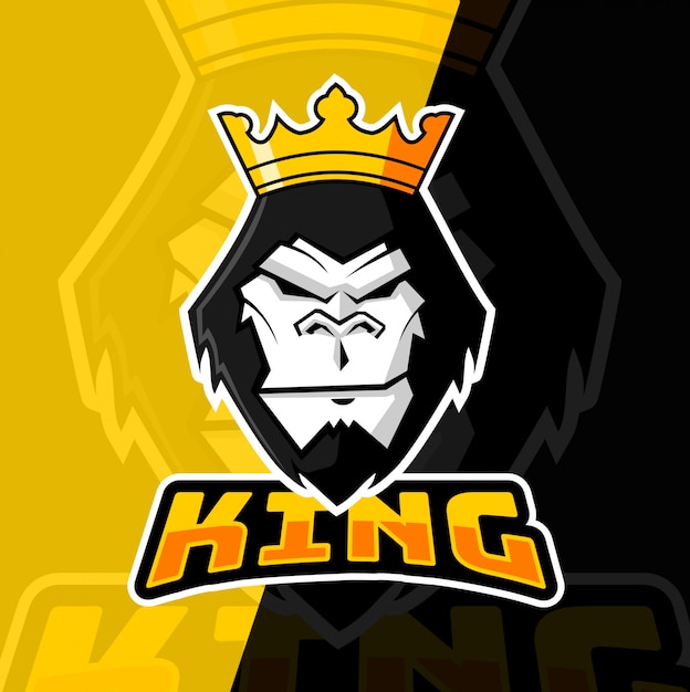 Download Free Gorilla King Mascot Esport Logo Design Premium Vector Use our free logo maker to create a logo and build your brand. Put your logo on business cards, promotional products, or your website for brand visibility.