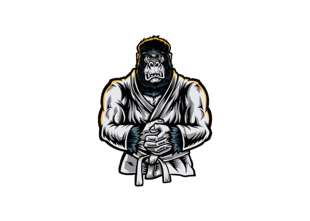 Premium Vector Gorilla Mma