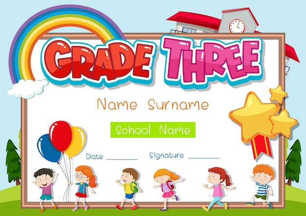 Kids Drawing Certificate Images | Free Vectors, Stock Photos & PSD