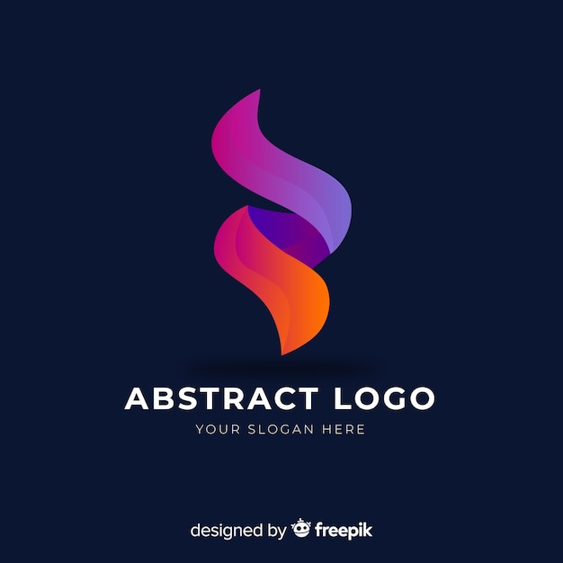 Gradient abstract company logo template Vector | Free Download