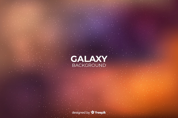 Gradient abstract galaxy background Free Vector