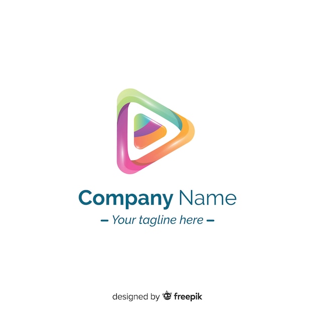 Download Free Download Free Gradient Abstract Logo Flat Design Vector Freepik Use our free logo maker to create a logo and build your brand. Put your logo on business cards, promotional products, or your website for brand visibility.