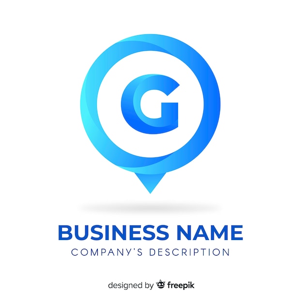 Gradient abstract logo Free Vector