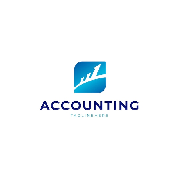 Free Vector | Gradient accounting logo template