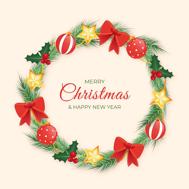 Free Vector | Gradient christmas frames and borders collection