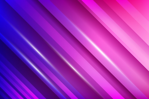 Free Vector | Gradient dynamic lines background