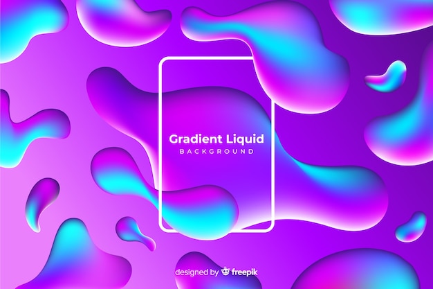 Download Free Fluid Gradient Photoshop PSD Mockup Template