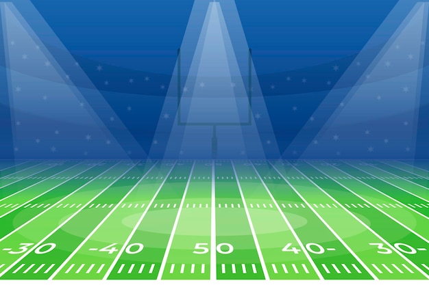 Free Vector Gradient Football Field Background