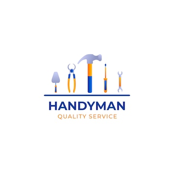 Free Vector | Gradient handyman logo