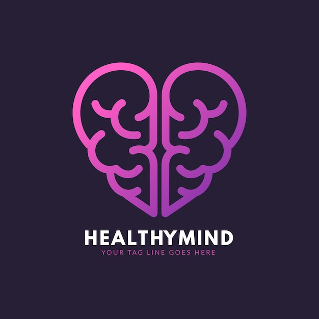 Free Vector Gradient Healthy Mind Logo 8047