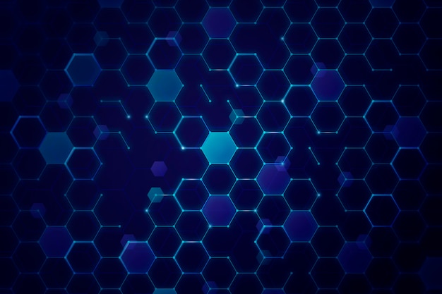 Free Vector | Gradient hexagonal background