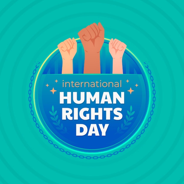 Premium Vector Gradient International Human Rights Day Illustration 0714