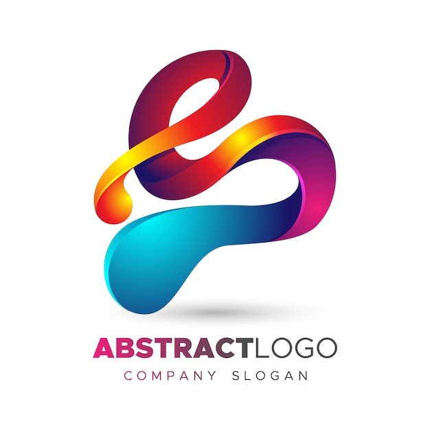 Download Free Gradient Logo Template With Abstract Shape Premium Vector Use our free logo maker to create a logo and build your brand. Put your logo on business cards, promotional products, or your website for brand visibility.