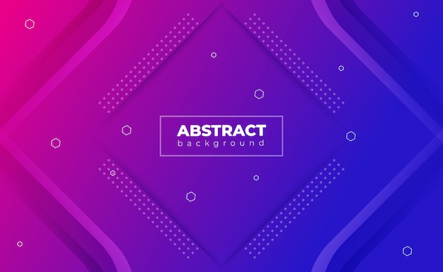 Premium Vector | Gradient purple abstract geometric background