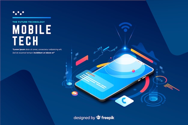 Download Free Freepik Gradient Smartphone Isometric Technology Background Use our free logo maker to create a logo and build your brand. Put your logo on business cards, promotional products, or your website for brand visibility.