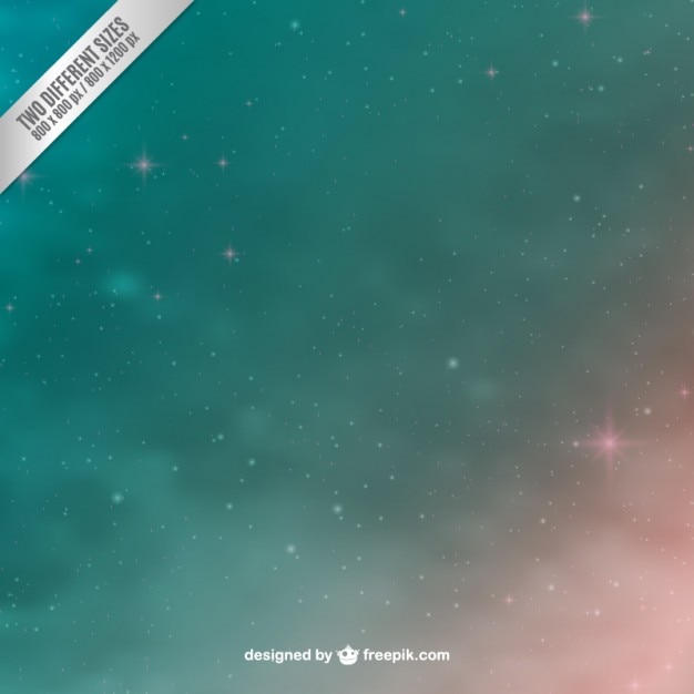 Gradient space background in pastel
colors