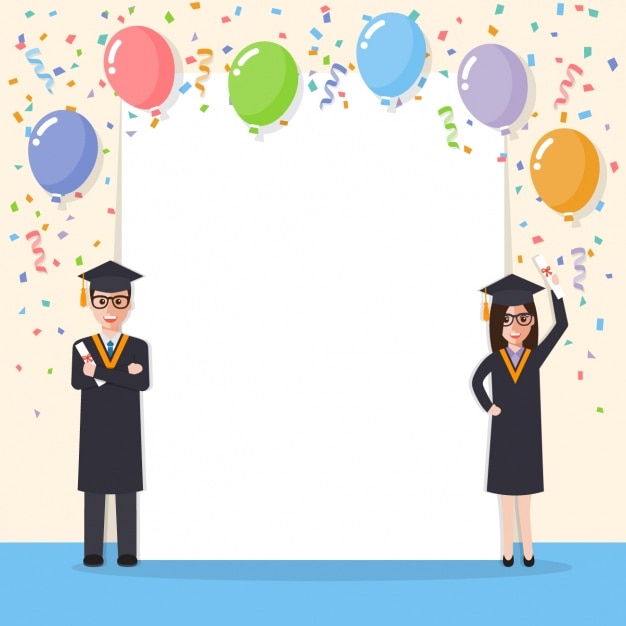 Download Free Vector | Graduation background design