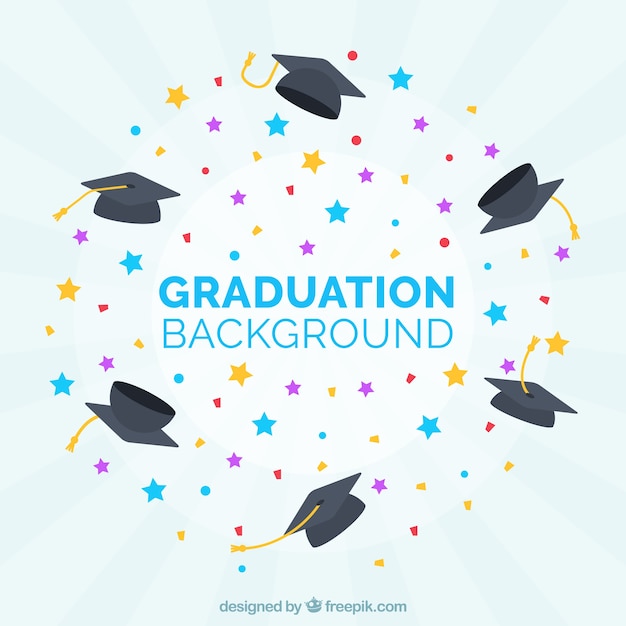 Colorful Graduation Background