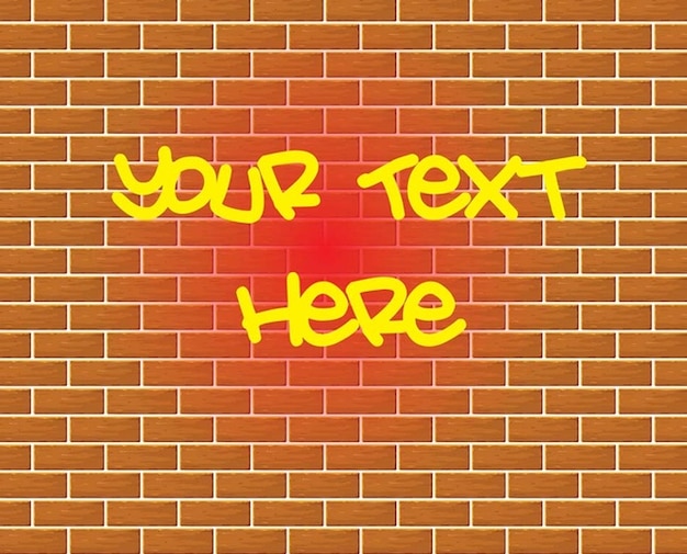 Graffiti brick wall drawing vector Vector | Free Download