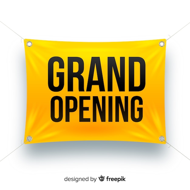 Grand opening | Free Vector