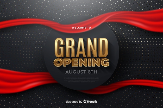 Grand opening | Free Vector