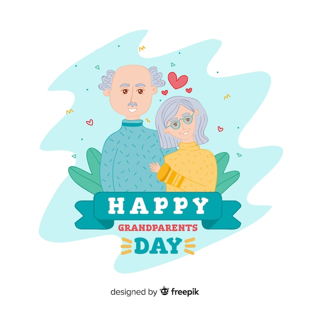 Download Grandparents day background | Free Vector