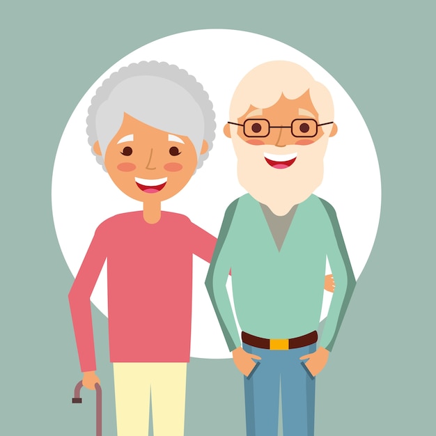 Premium Vector | Grandparents day