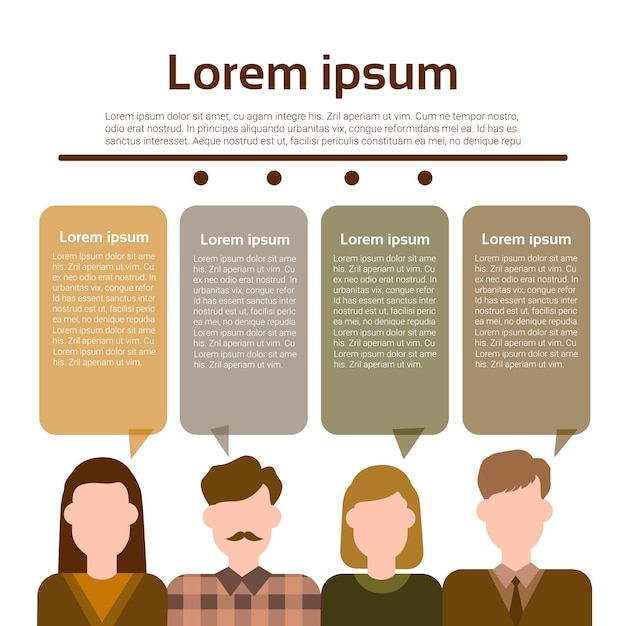 Graph set human resources infographic Premium Vector
