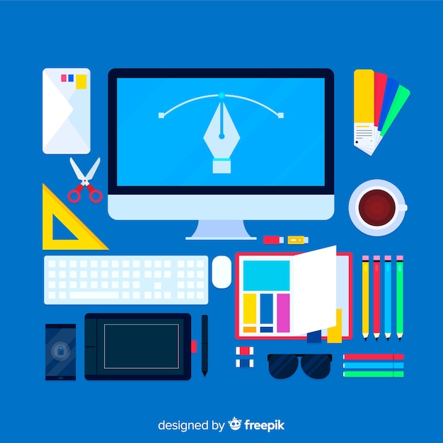 Graphic design element collection Free Vector