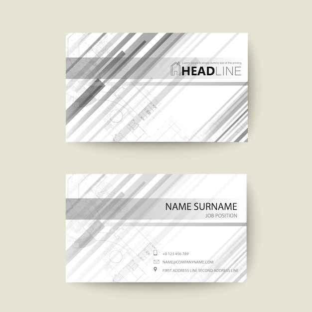 Graphic designer business card